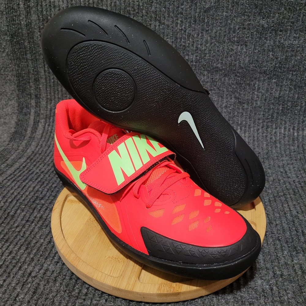 Nike Zoom Rival SD Throwing Shoes Men's Size 11 Red Yellow Black FZ9665-600 NEW - Picture 2 of 16